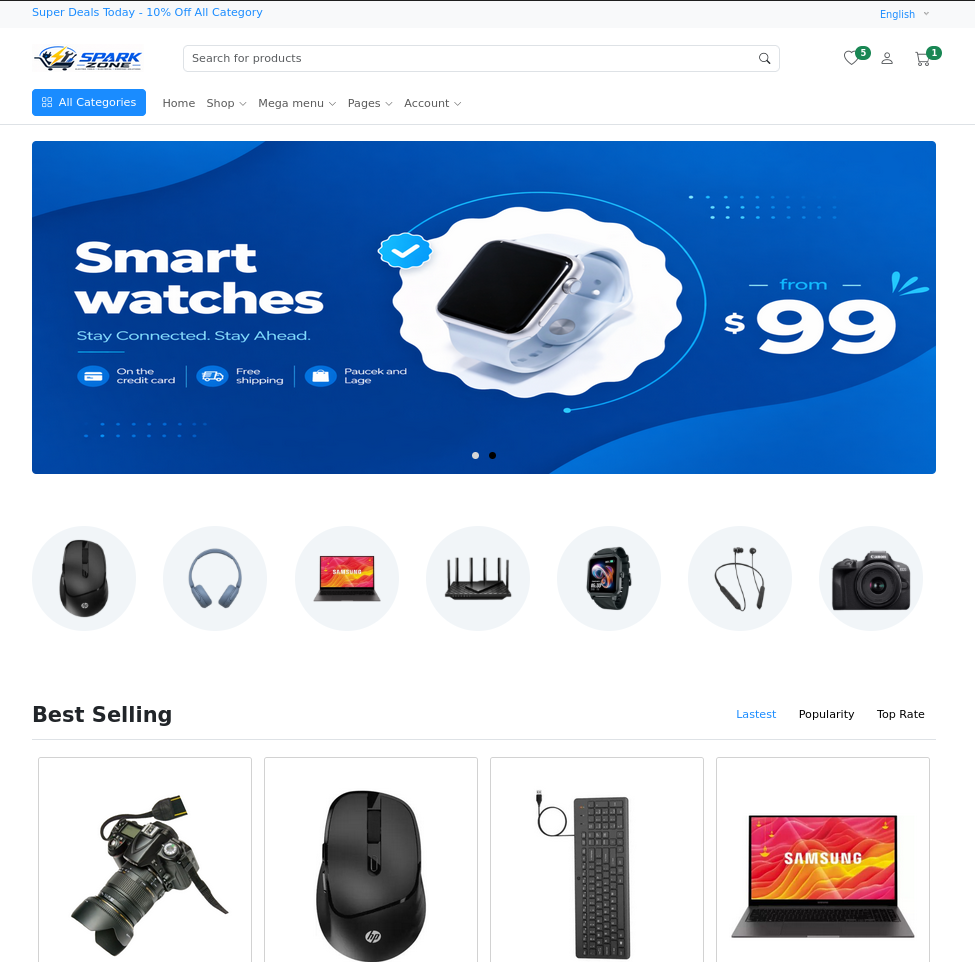 SparkZone - Electronics E-mart