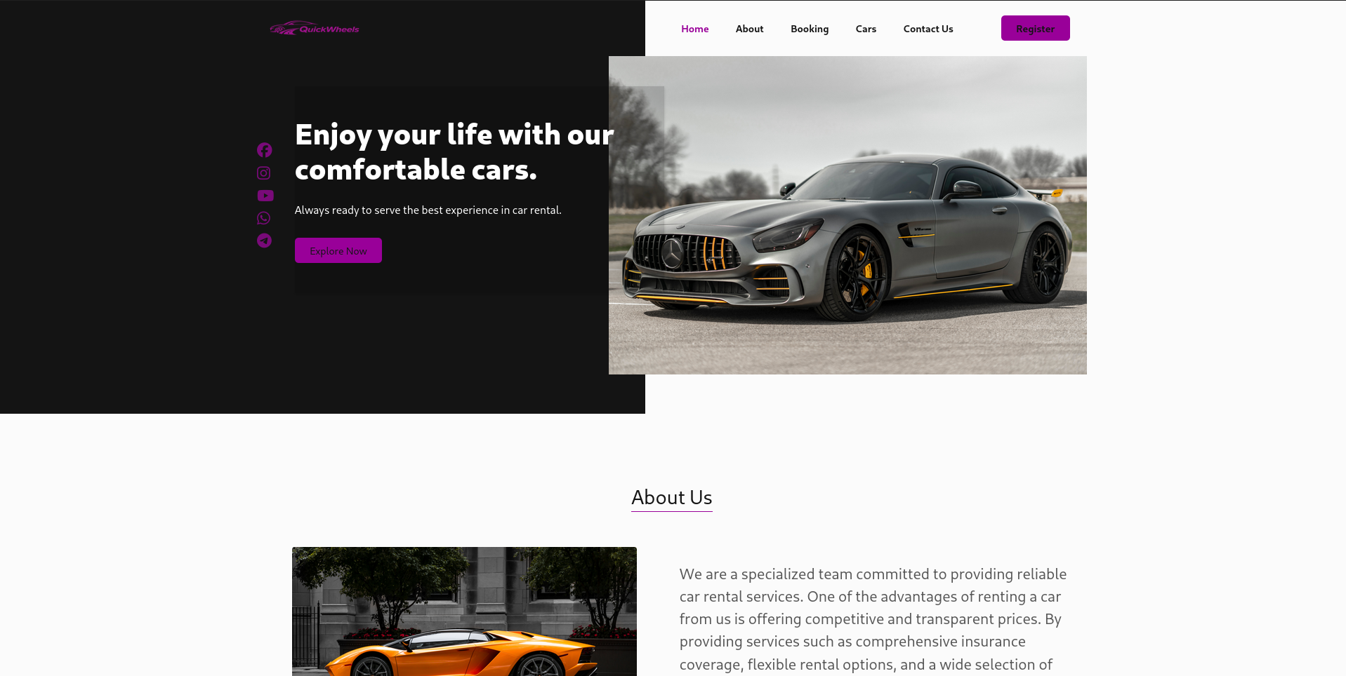QuickWheels - Car Rental Booking System