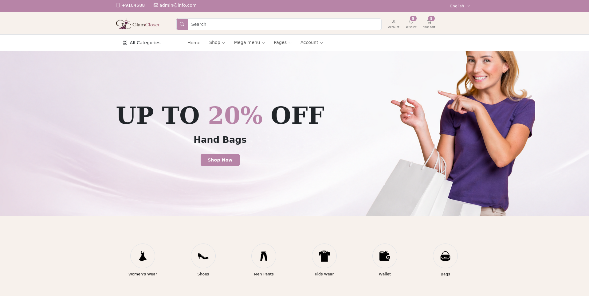 GlamCloset - Fashion Store & Boutique