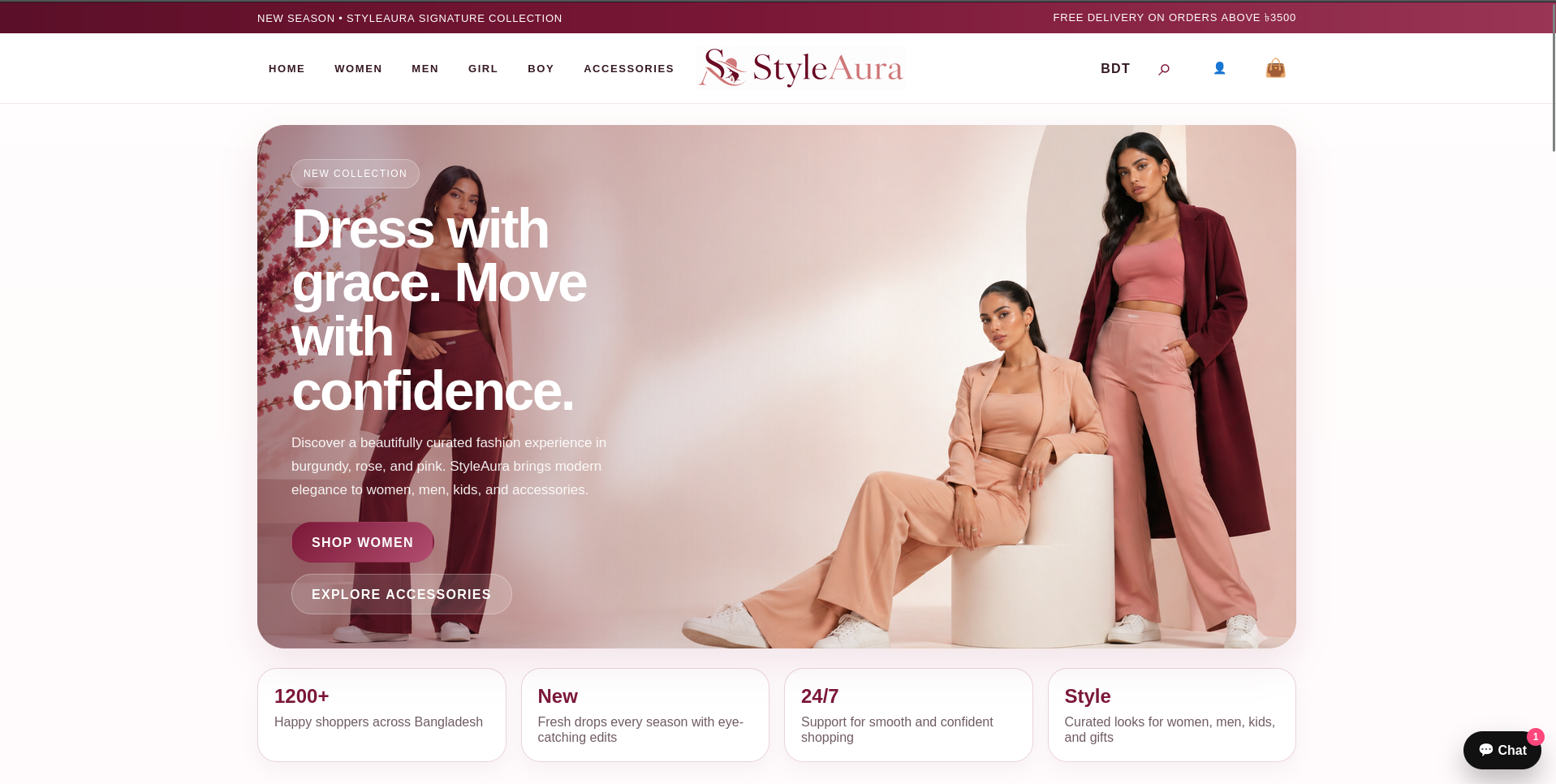StyleAura – Where Elegance Meets Style