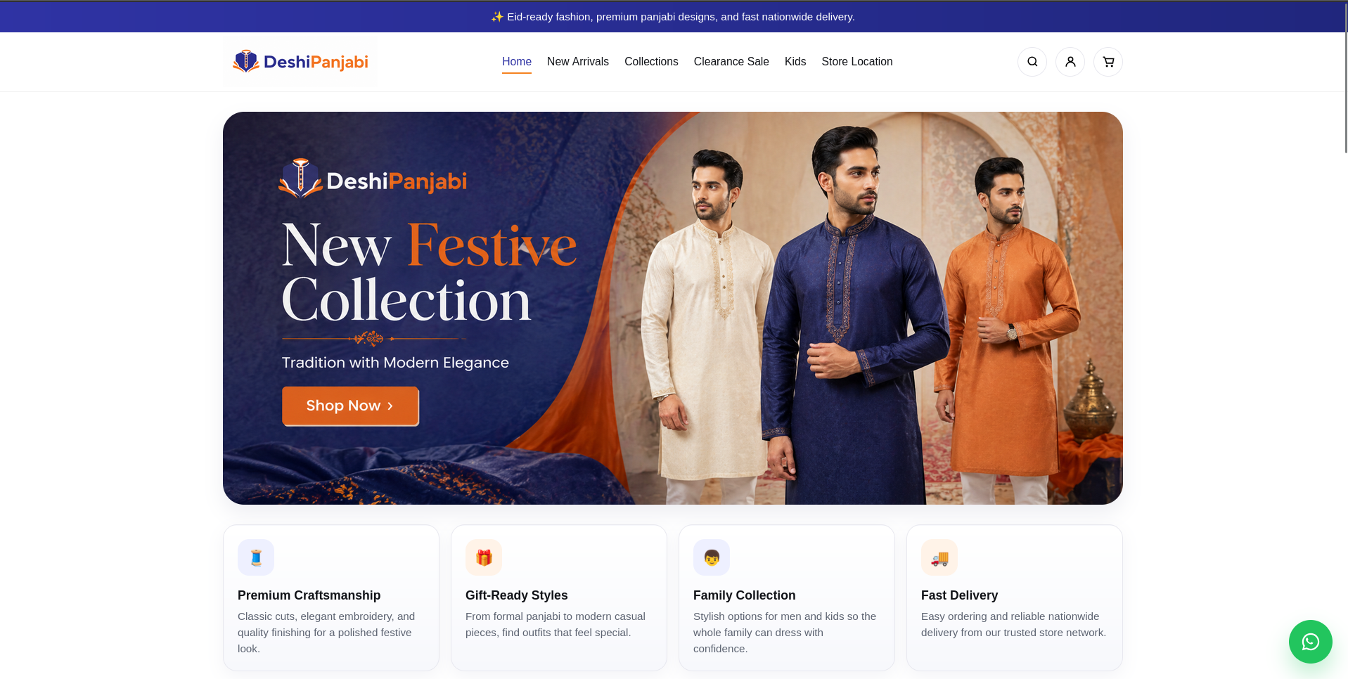 DeshiPanjabi – Traditional Style, Modern Shopping Experience