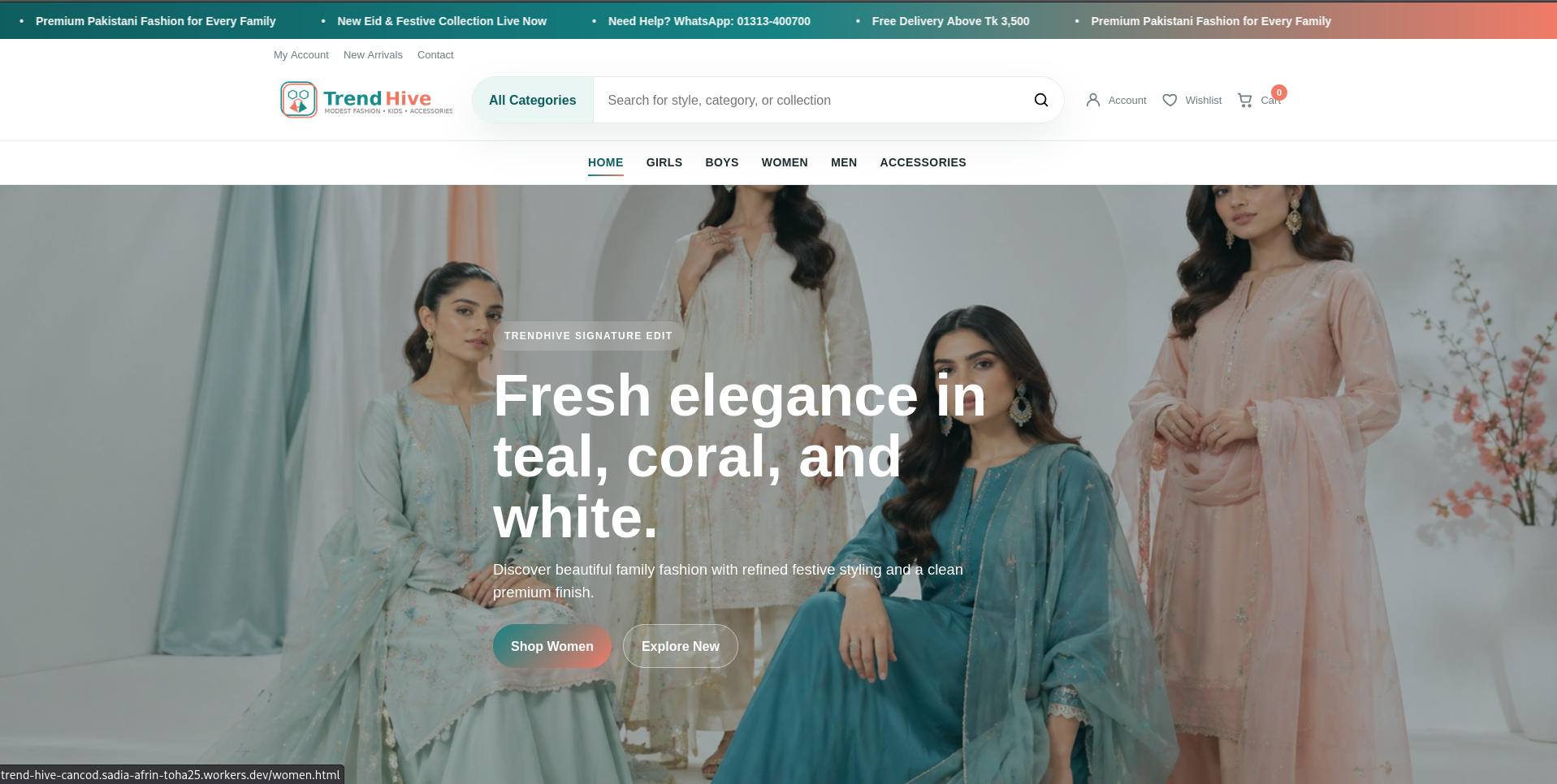 TrendHive – Where Fashion Meets Family Elegance